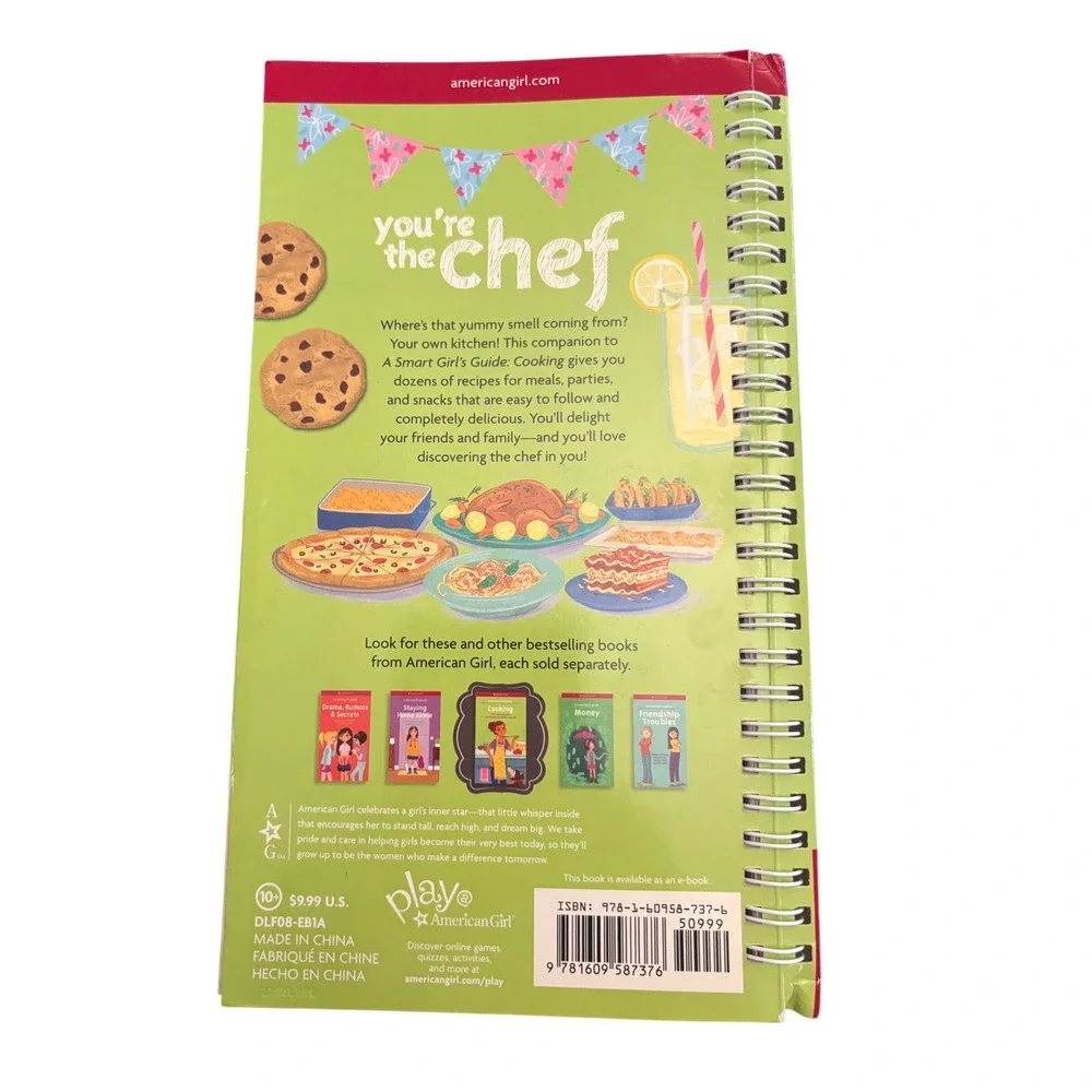 American‎ Girl Smart Girls Guide Cooking & Youre the Chef Cookbook 2 Book Set